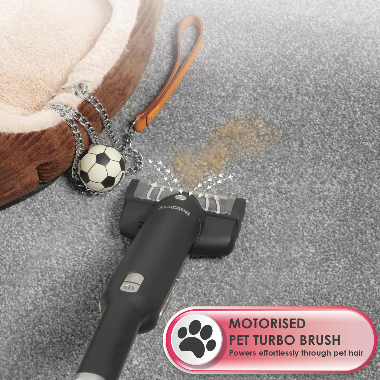 Aspiradora de mano inalámbrica Beldray Revo Pet Plus+ - Negra | BEL01111F